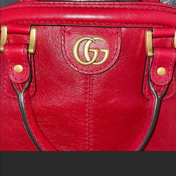 Gucci Re Belle Logo Medium Top Handle Crossbody - Picture 6 of 15
